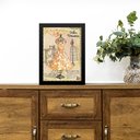 Ver imagem 1 de Quadro Vintage Moda Vestido Atelier 33x24cm:moldura Preta