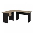 Ver imagem 4 de Mesa para Escritório em L com com Chave Web15 180cm Espresso Móveis Calvi E Preto