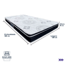 Colchão Orthosono D33 com Pillow Top Viúvo Anjos - 3