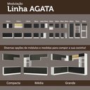 Ver mais imagens de Kit com 2 Armários Aéreos Multiuso 3 Portas Agata Madesa