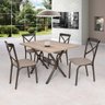 Conjunto de Mesa 4 Cadeiras Karina  - 2