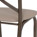 Ver mais imagens de Conjunto de Mesa 4 Cadeiras Karina Bege/Bronze/Linho