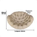 Ver imagem 2 de Almofada Acquablock para Balanço Suspenço Ninho - Linhão Bege