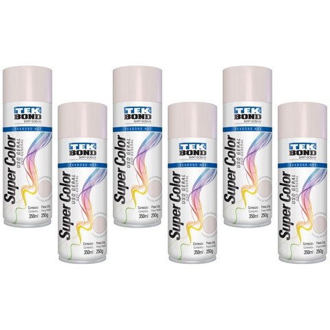 Tinta Spray Uso Geral Rosa 350ml 250g - Tekbond