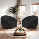 Ver imagem 2 de Kit 02 Poltronas Orgânica Luxo Recepção Amore Linho - Doce Sonho Móveis