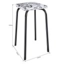 Ver imagem 4 de Conjunto Mesa e 4 Bancos Estofados Verona