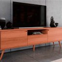 Ver imagem 6 de Rack Bancada para Tv de até 70" 1 Porta 2 Gavetas Rivire 1.8 Jequitiba