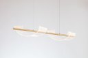 Ver imagem 2 de Pendente Espiral Dourado 90cm Led 8w 3000k Bivolt 14520-pl