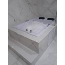 Ver imagem 2 de Banheira Dupla Hippolyte COMPLETA com hidro em acrílico  220V