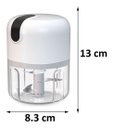 Ver imagem 3 de Mini Processador Triturador Alimentos Elétrico Potente Usb