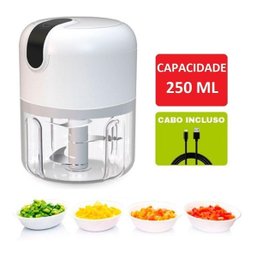 Mini Processador Triturador Alimentos Elétrico Potente Usb - 4