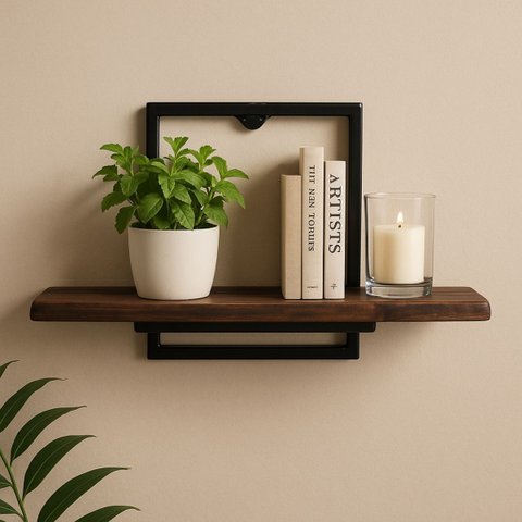 Nicho Prateleira de Parede Decoração Industrial