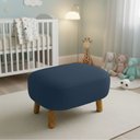 Ver imagem 2 de Puff Sala Decorativo Jhessy Madeira Suede D03 - D'rossi