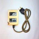 Ver imagem 2 de Extensão Madeira Régua Elétrica 2 Tomadas Preta