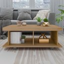 Ver imagem 1 de Mesa de Centro 90cm para Sala Tamburato 50mm Kael Carvalho A09 - Mpozenato