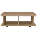 Ver imagem 5 de Mesa de Centro 90cm para Sala Tamburato 50mm Kael Carvalho A09 - Mpozenato