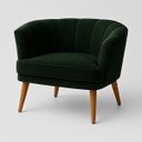 Ver imagem 4 de Poltrona para Salão de Beleza Cliente Pés em Madeira Natural Estrutura Reforçada Suporta 120 Kg