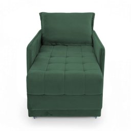 Poltrona Cama Reclinável Retrátil Viena Veludo Verde Escuro - Loja Sheep - 5