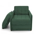 Ver imagem 1 de Poltrona Cama Reclinável Retrátil Viena Veludo Verde Escuro - Loja Sheep