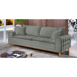 Sofá Fixo Orfeu até 4 Lugares Luxo 220cm Castellar Móbile