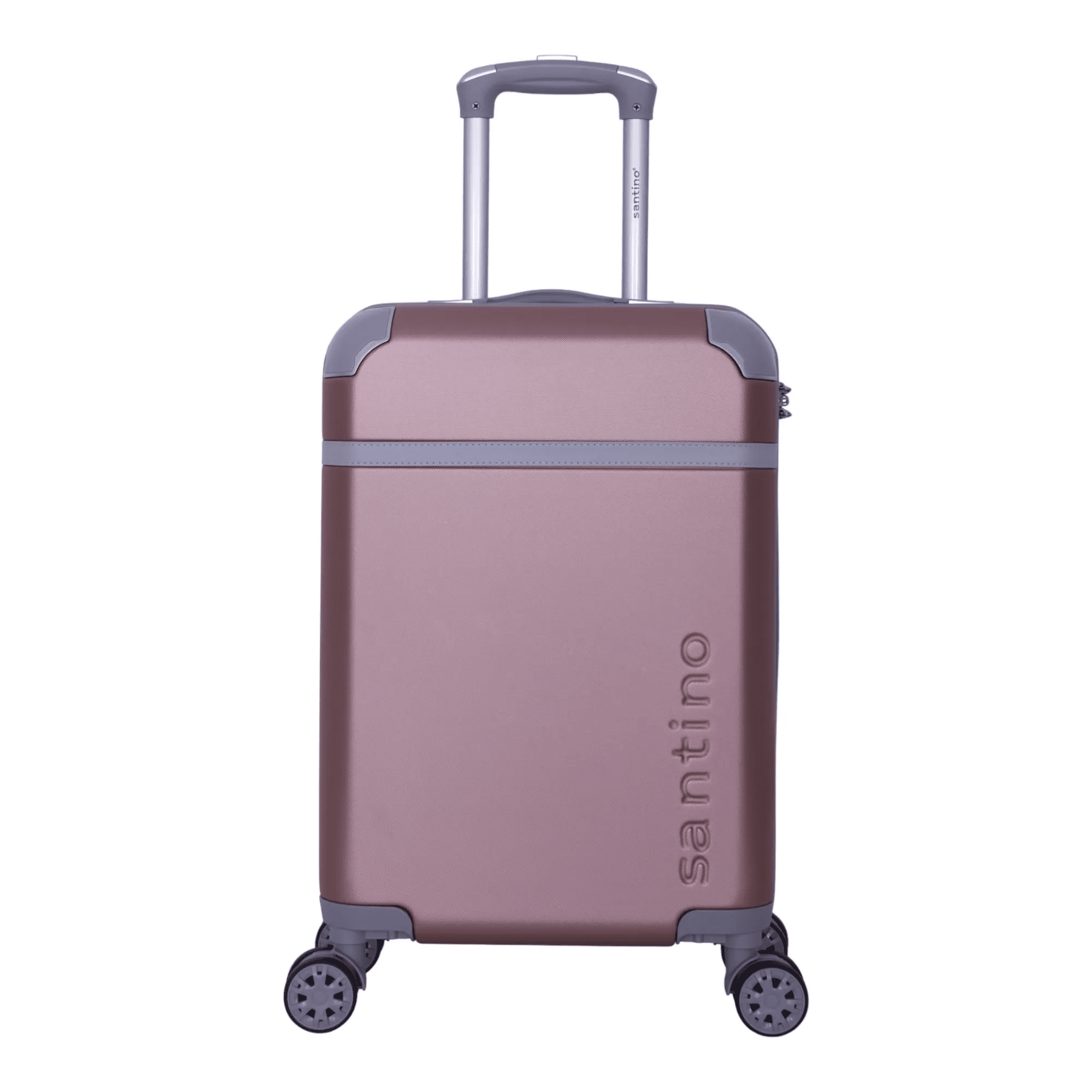 Mala Viagem Santino Sdv601 Rígida Rodinhas 360 Bordo Anac Rosa