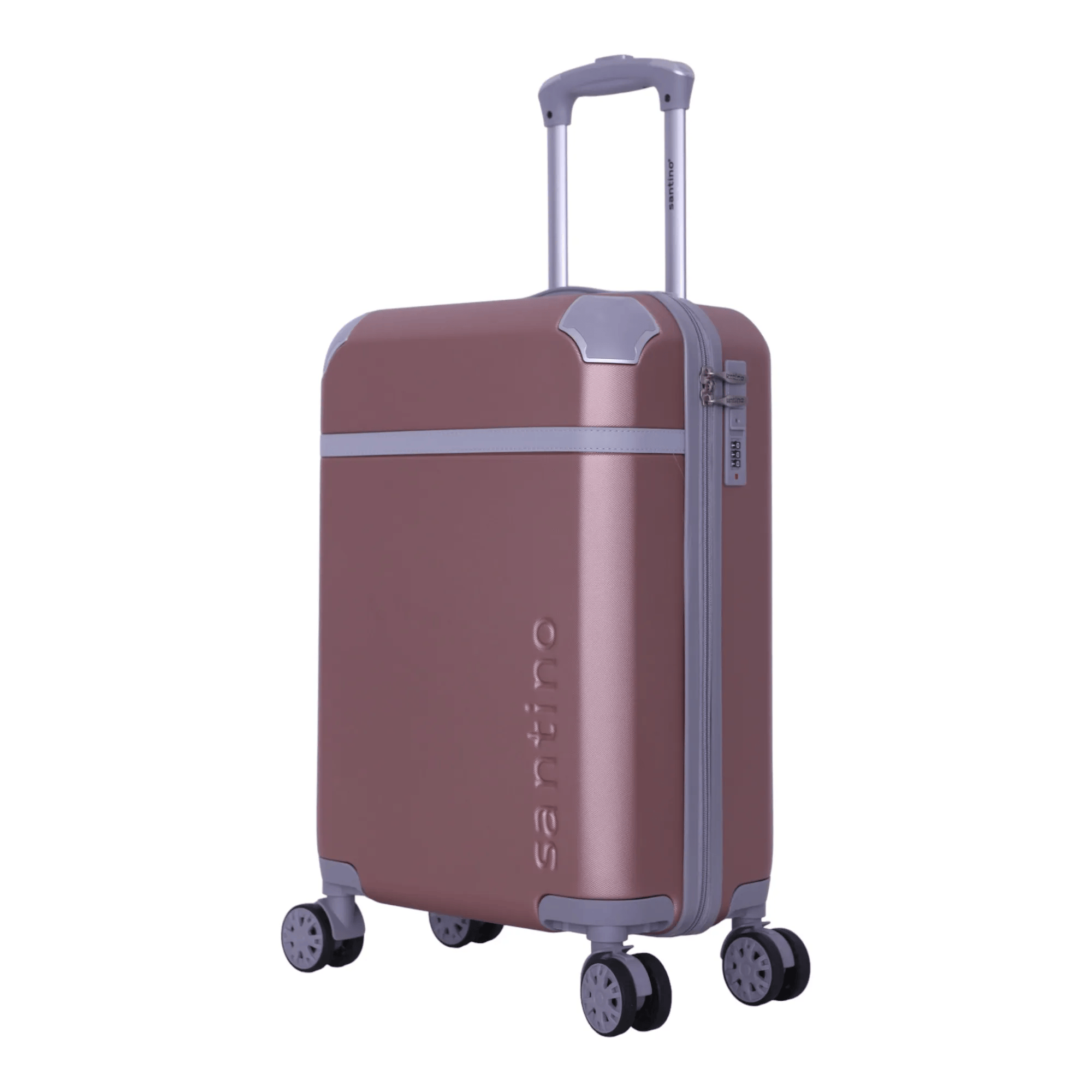 Mala Viagem Santino Sdv601 Rígida Rodinhas 360 Bordo Anac Rosa - 2