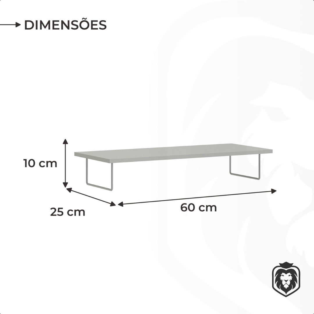 Base Suporte para Monitor Modelo Industrial Criare Canela - 7