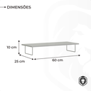 Ver imagem 7 de Base Suporte para Monitor Modelo Industrial Criare Canela