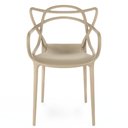 Ver imagem 5 de Kit 2 Cadeiras de Jantar Allegra Prática Empilhável - Nude