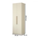 Ver imagem 4 de Guarda-roupa Solteiro Modulado Kalore 2 Portas 3 Gavetas Kalore Areia - Panorama Móveis
