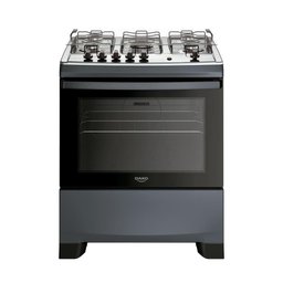 Fogão Dako 5 Bocas Mesa Inox Tripla Chama Supreme Titanium Bivolt - 1