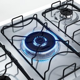 Fogão Dako 5 Bocas Mesa Inox Tripla Chama Supreme Titanium Bivolt - 5