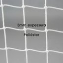 Ver imagem 4 de Rede Futebol Society Kit 2 Uni Futsal Trava de Gol Jogo Treino Campo Salao Quadra Esporte Ginasio Cl