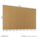 Ver imagem 4 de Rack Extensível Ripado com Painel TV 86 Polegadas Planejado 400x250cm Aruá CabeCasa MadeiraOriginals Marrom