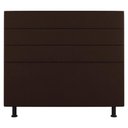 Ver imagem 5 de Cabeceira Casal Malik 140cm Suede Marrom