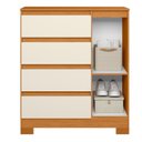 Ver imagem 6 de Conjunto Quarto Infantil Completo Olimpia Bege/Cinamomo/Off White