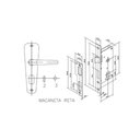 Ver imagem 2 de Fechadura Popline 40x53 Cromada - Soprano Banheiro