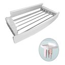 Ver imagem 1 de Varal Retrátil Mágico Recolhível de Parede - Maxeb