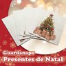 Guardanapo Natalino (presente de Natal) 33x33cm Elegância e Qualidade Silverfestas - 2