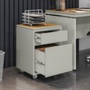 Ver imagem 3 de Gaveteiro Multiuso com 2 Gavetas para Escritório Oslo