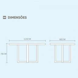 Mesa de Jantar Madeira Maciça Lisy com Tampo de Vidro Preto Stelar 120cm - 3