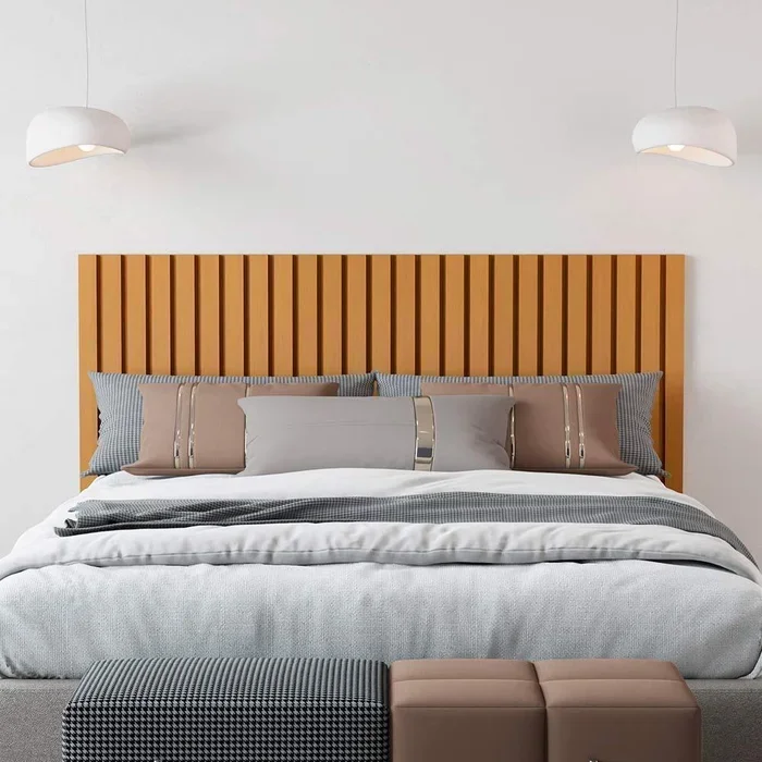 Cabeceira Ripado Maracá 162cm para Cama de Casal/queen Nature - Rede Móveis - 1