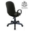 Ver imagem 4 de Cadeira DIRETOR Costurada Giratória – Braço Corsa – Corino Preto – MARTIFLEX – 30210