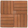 Deck de Madeira 30x30cm Antiderrapante com Base Plastica Madersilva  - 2