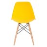 Kit 10 Cadeiras Charles Eames Eiffel Dsw com Pés de Madeira Clara Amarelo - 5