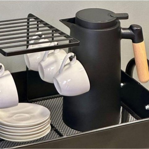 Garrafa Termica Cafeclick com Cabo de Madeira 1 Litro - Mimo