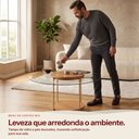 Ver imagem 3 de Mesa de Centro Redonda Tampo de Vidro Pés Metálicos Mia Cinamomo H01 - D’Rossi