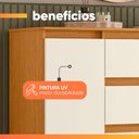 Ver imagem 5 de Cômoda Sapateira 4 Gavetas 2 Portas Boston Albatroz