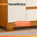 Ver imagem 6 de Cômoda Sapateira 4 Gavetas 2 Portas Boston Albatroz