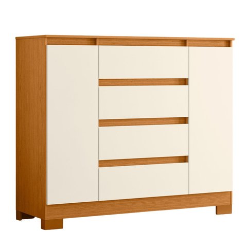 Cômoda Sapateira 4 Gavetas 2 Portas Boston Albatroz
